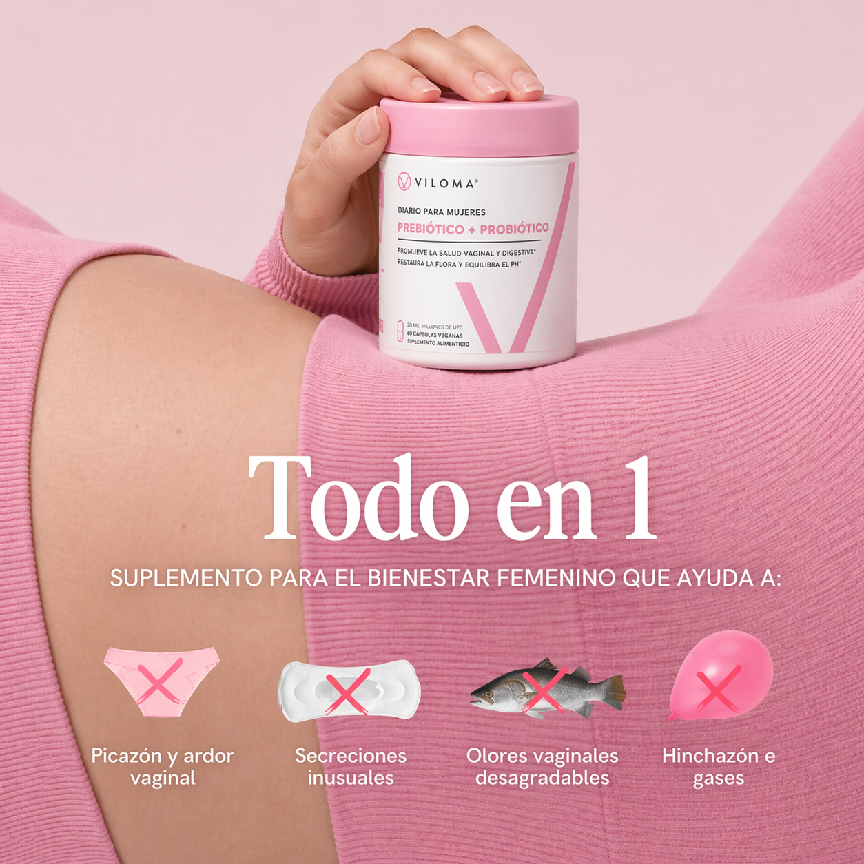 BienEstar Íntimo — Prebiótico + Probiótico